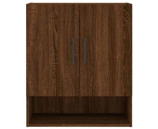 Dulap de perete, stejar maro, 60x31x70 cm, lemn compozit, 5 image