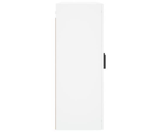 Dulap cu montaj pe perete, alb, 69,5x34x90 cm, 8 image
