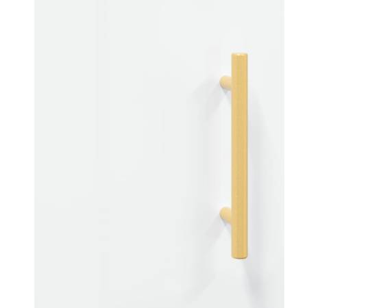 Dulap cu montaj pe perete, alb extralucios, 69,5x34x90 cm, 10 image