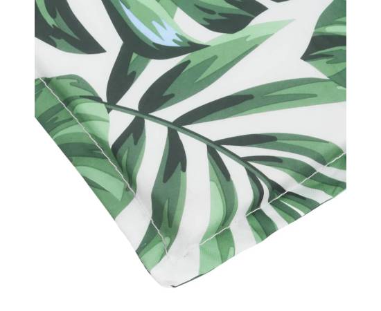 Pernă de șezlong, model frunze, textil oxford, 8 image