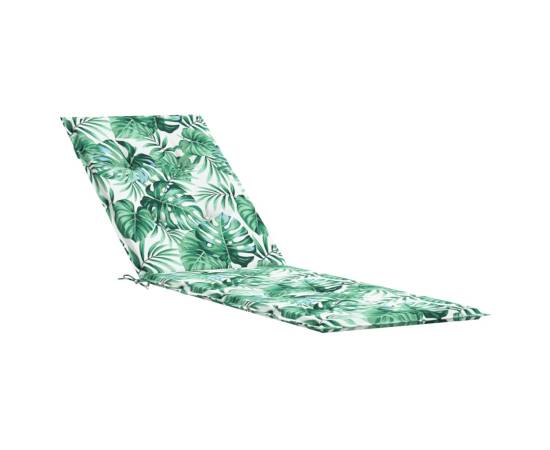 Pernă scaun de terasă, model frunze, textil oxford, 2 image
