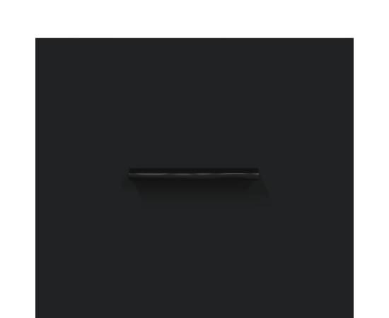 Servantă, negru, 34,5x34x90 cm, lemn compozit, 9 image