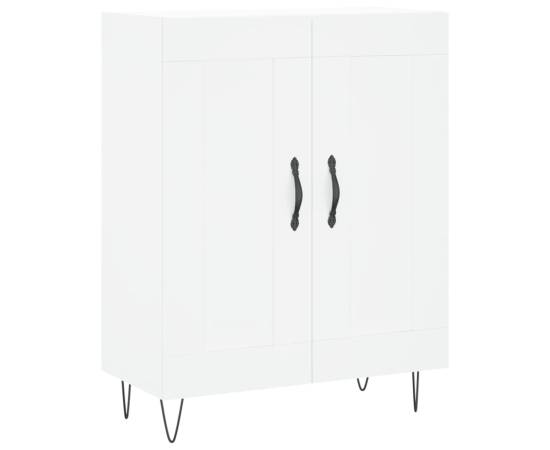 Servantă, alb, 69,5x34x90 cm, lemn compozit, 2 image