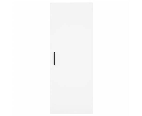 Dulap înalt, alb, 34,5x34x180 cm, lemn prelucrat, 8 image