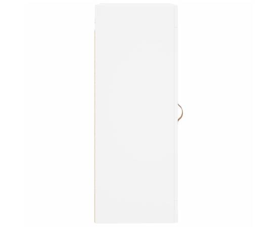 Dulap de perete, alb, 34,5x34x90 cm, lemn prelucrat, 8 image