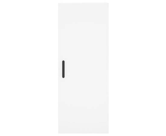 Dulap montat pe perete, alb, 34,5x34x90 cm, 7 image