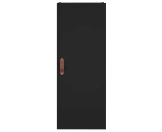 Dulap montat pe perete, negru, 34,5x34x90 cm, 6 image