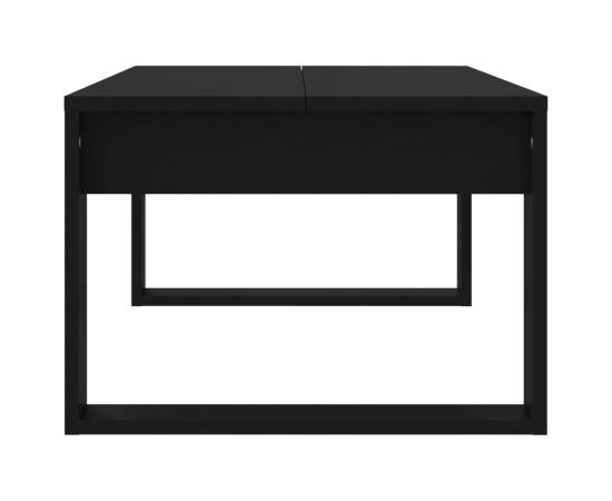 Măsuță de cafea, negru, 102x50x35 cm, lemn compozit, 5 image
