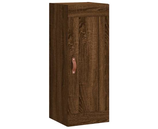 Dulap de perete, maro stejar, 34,5x34x90 cm, lemn prelucrat, 2 image