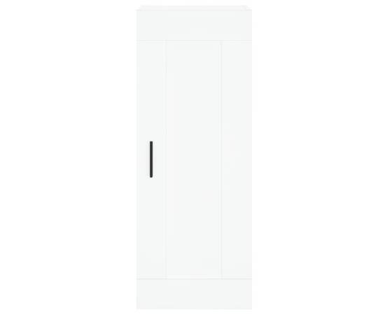Dulap de perete, alb, 34,5x34x90 cm, lemn prelucrat, 6 image