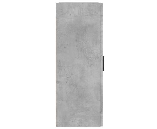 Dulap de perete, gri beton, 34,5x34x90 cm, lemn prelucrat, 8 image