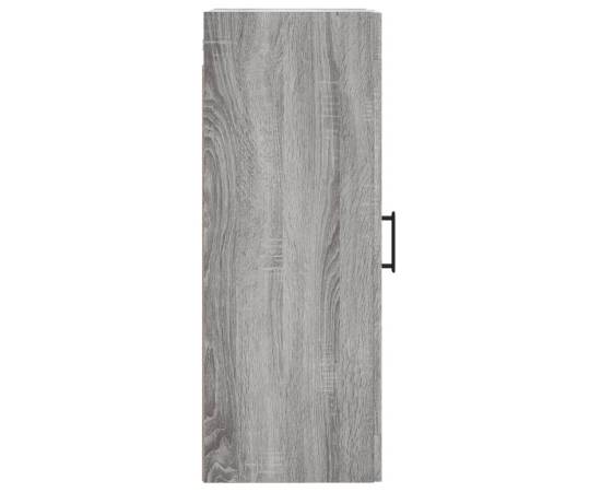 Dulap de perete, gri sonoma, 34,5x34x90 cm, lemn prelucrat, 8 image