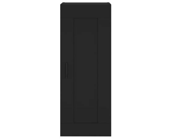 Dulap de perete, negru, 34,5x34x90 cm, lemn prelucrat, 6 image