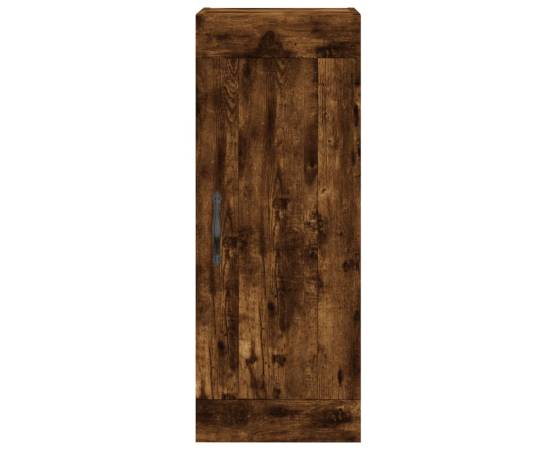 Dulap de perete, stejar fumuriu, 34,5x34x90 cm, lemn prelucrat, 7 image