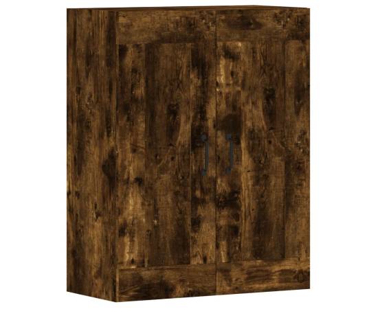 Dulapuri de perete, 2 buc., stejar afumat, lemn prelucrat, 6 image
