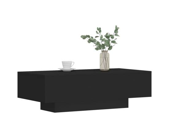 Măsuță de cafea, negru, 100x49,5x31 cm, lemn prelucrat, 3 image