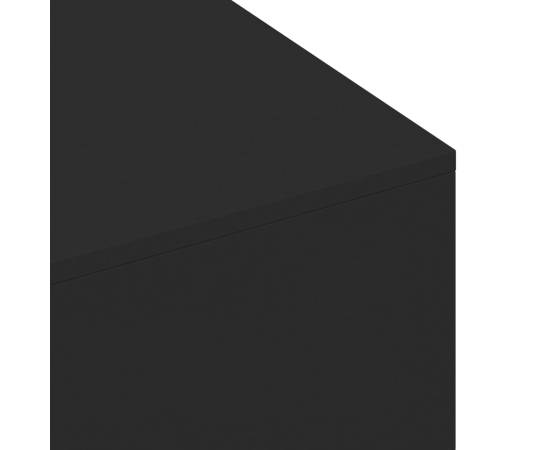 Măsuță de cafea, negru, 100x49,5x31 cm, lemn prelucrat, 7 image