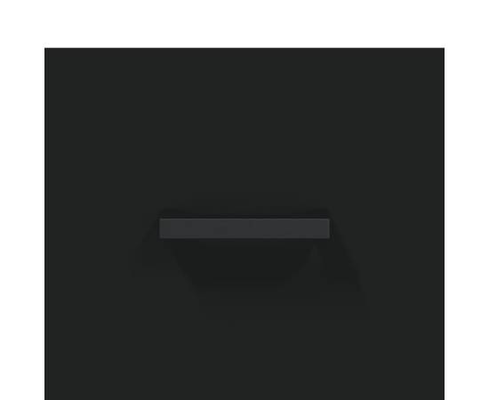 Servantă, negru, 69,5x34x90 cm, lemn compozit, 11 image