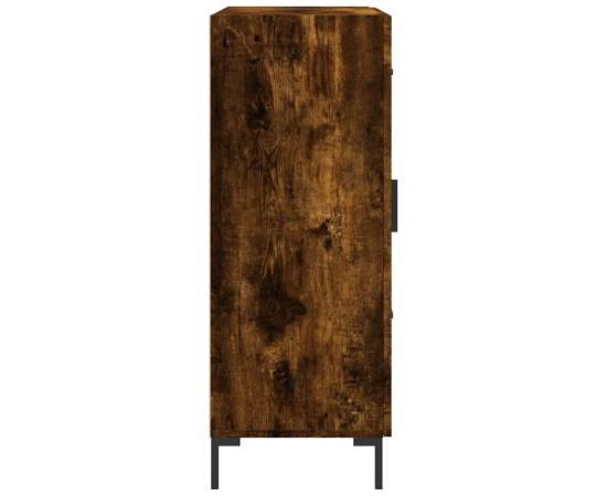 Servantă, stejar fumuriu, 69,5x34x90 cm, lemn compozit, 7 image