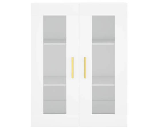 Dulap înalt, alb, 69,5x34x180 cm, lemn compozit, 6 image