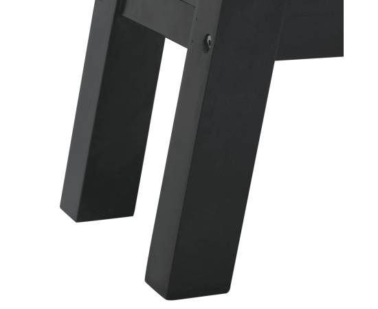 Masă consolă, negru, 110x30x75 cm, lemn masiv mahon, 8 image