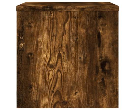 Noptiere, 2 buc., stejar fumuriu, 40x30x30 cm, lemn prelucrat, 6 image