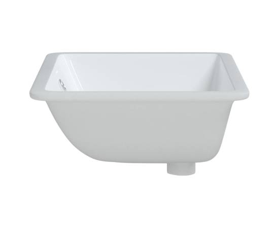 Chiuvetă de baie albă 52x38,5x19,5 cm, ovală, ceramică, 5 image