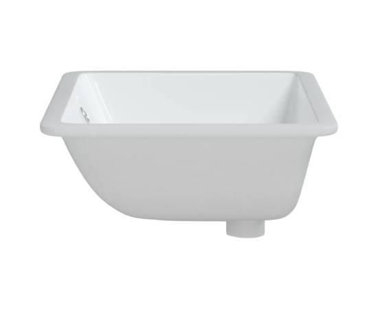 Chiuvetă de baie albă 55,5x37,5x19 cm, ovală, ceramică, 5 image