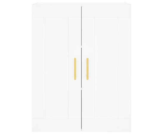 Dulap înalt, alb, 69,5x34x180 cm, lemn compozit, 6 image