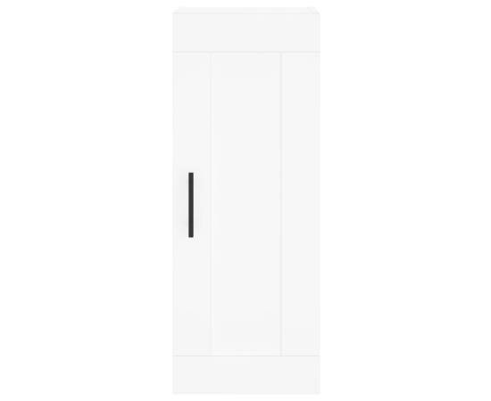 Dulap de perete, alb, 34,5x34x90 cm, lemn prelucrat, 6 image