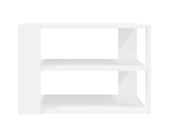 Măsuță de cafea, alb, 59,5x59,5x40 cm, lemn compozit, 6 image