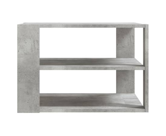 Măsuță de cafea, gri beton, 59,5x59,5x40 cm, lemn compozit, 6 image