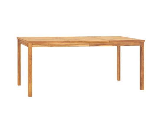 Set masă pentru grădină, lemn masiv de tec, 5 piese, 9 image