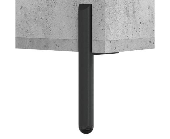 Servantă, gri beton, 90x34x80 cm, lemn compozit, 11 image