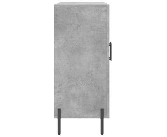 Servantă, gri beton, 90x34x80 cm, lemn compozit, 7 image