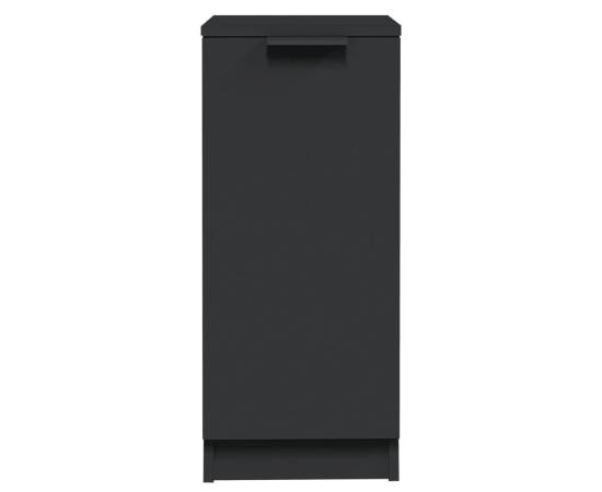 Servante, 2 buc., negru, 30x30x70 cm, lemn prelucrat, 6 image
