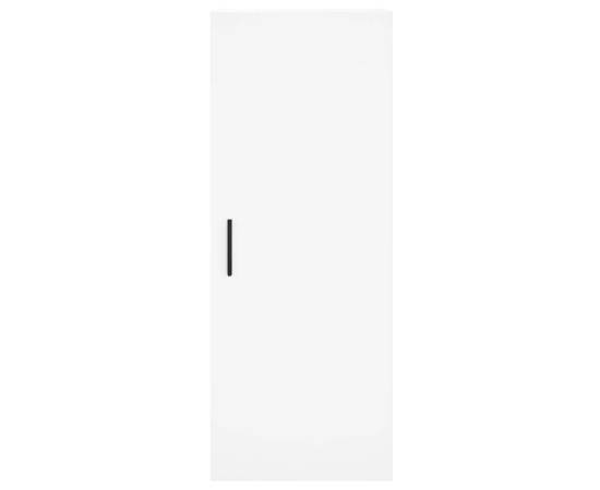 Dulap înalt, alb, 34,5x34x180 cm, lemn prelucrat, 8 image