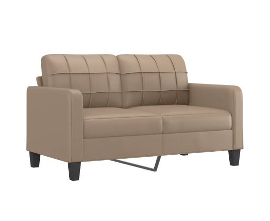 Canapea cu 2 locuri, cappuccino, 140 cm, piele ecologică, 2 image