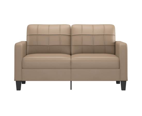 Canapea cu 2 locuri, cappuccino, 140 cm, piele ecologică, 3 image