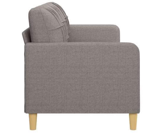 Canapea cu 3 locuri, taupe, 180 cm, material textil, 4 image