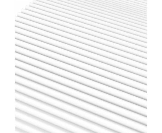 Saltea din spumă, alb, 160x200 cm, duritate h2 h3, 6 image