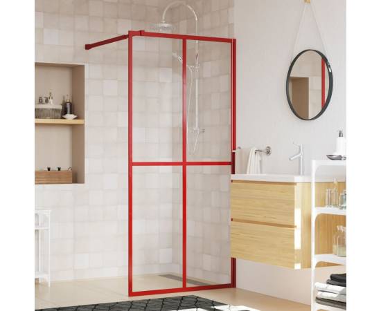 Paravan de duș walk-in, 90 x 195 cm, sticlă esg transparentă