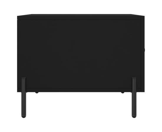Măsuțe de cafea, 2 buc., negru, 50x50x40 cm, lemn compozit, 8 image