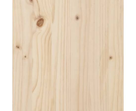 Strat înălțat de grădină, 160x50x57 cm, lemn masiv de pin, 8 image
