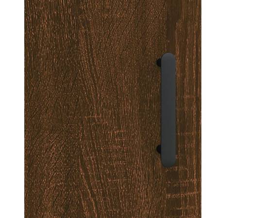 Dulap înalt, stejar maro, 69,5x34x180 cm, lemn compozit, 9 image
