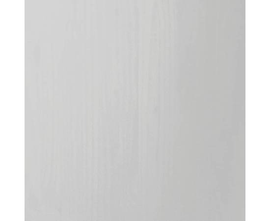Dulap rulant cu sertare moss, alb, lemn masiv de pin, 8 image