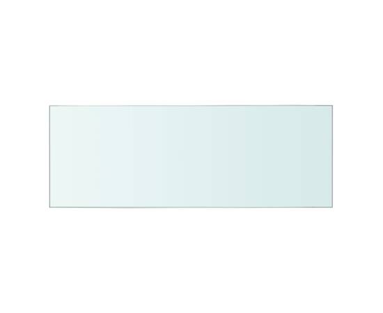Rafturi, 2 buc., 40 x 12 cm, panouri sticlă transparentă, 3 image