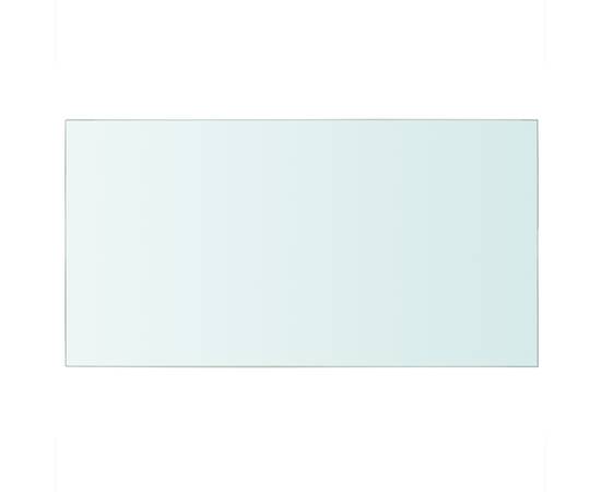 Rafturi, 2 buc., 40 x 25 cm, panouri sticlă transparentă, 3 image