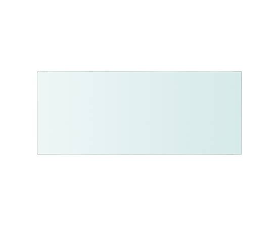 Rafturi, 2 buc., 50 x 20 cm, panouri sticlă transparentă, 3 image