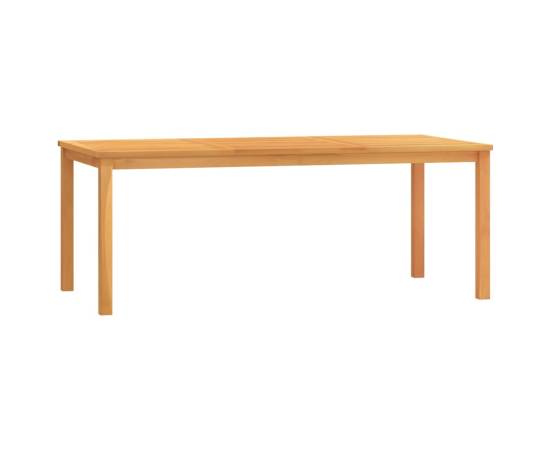 Set masă pentru grădină, lemn masiv de tec, 5 piese, 9 image